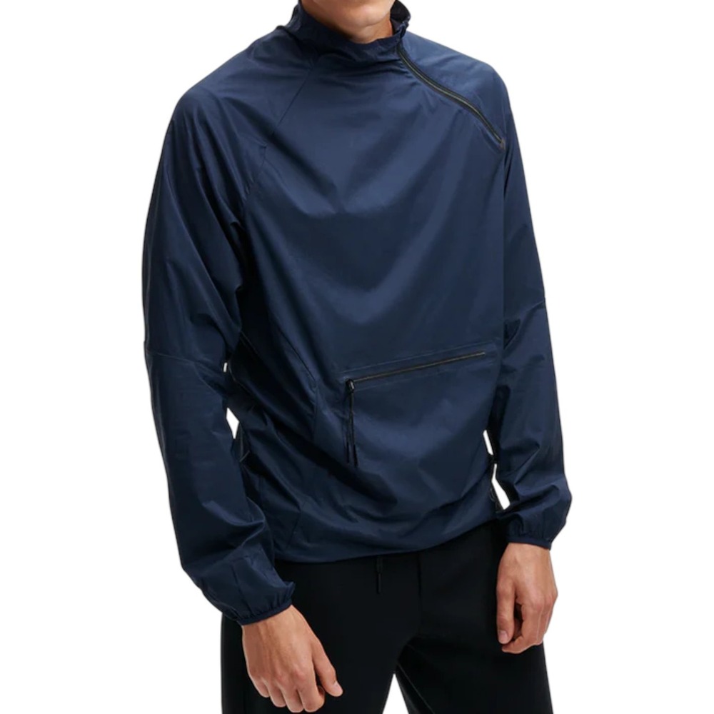 ON‎ Cloud Active Jacket Mens XL Navy Blue On Running Lightweight Windbreaker